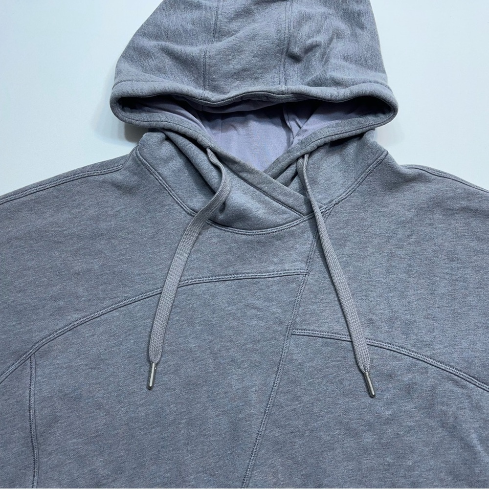 Lululemon Broken Beats Hoodie Womens Size X/S Oversized Cropped In Grey - Picture 3 of 14